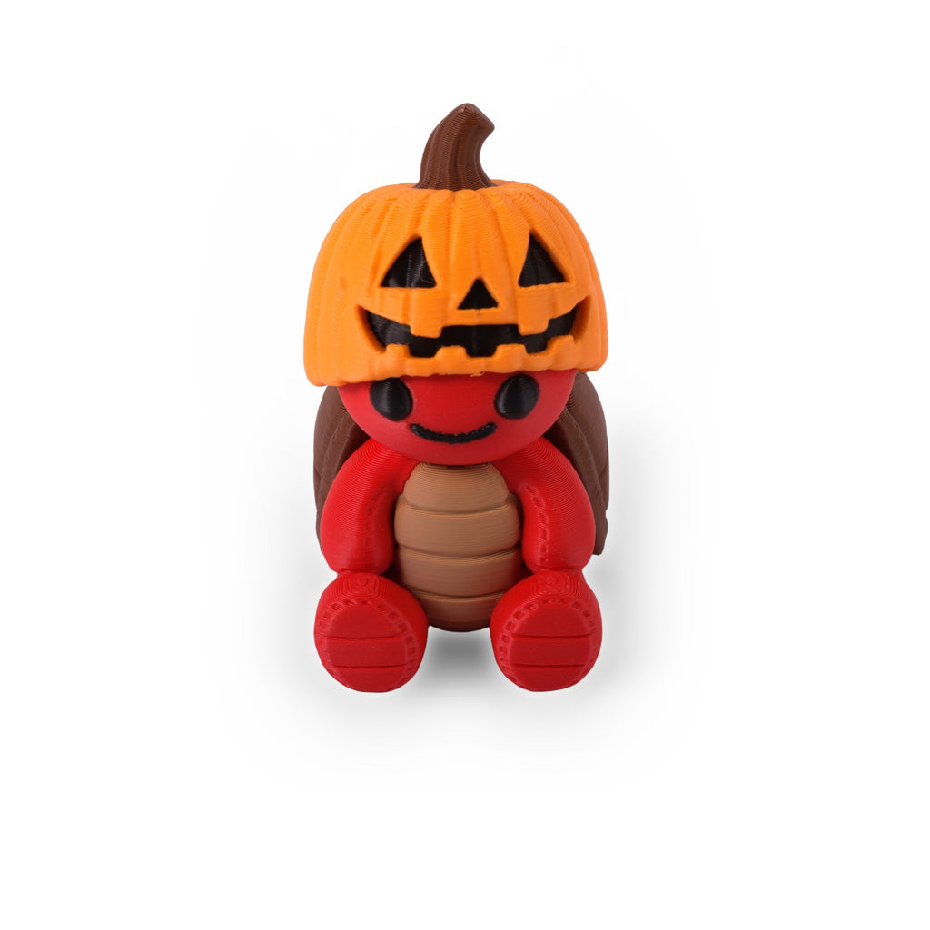 Halloween mini turtle - Seated Pumpkin (4674)