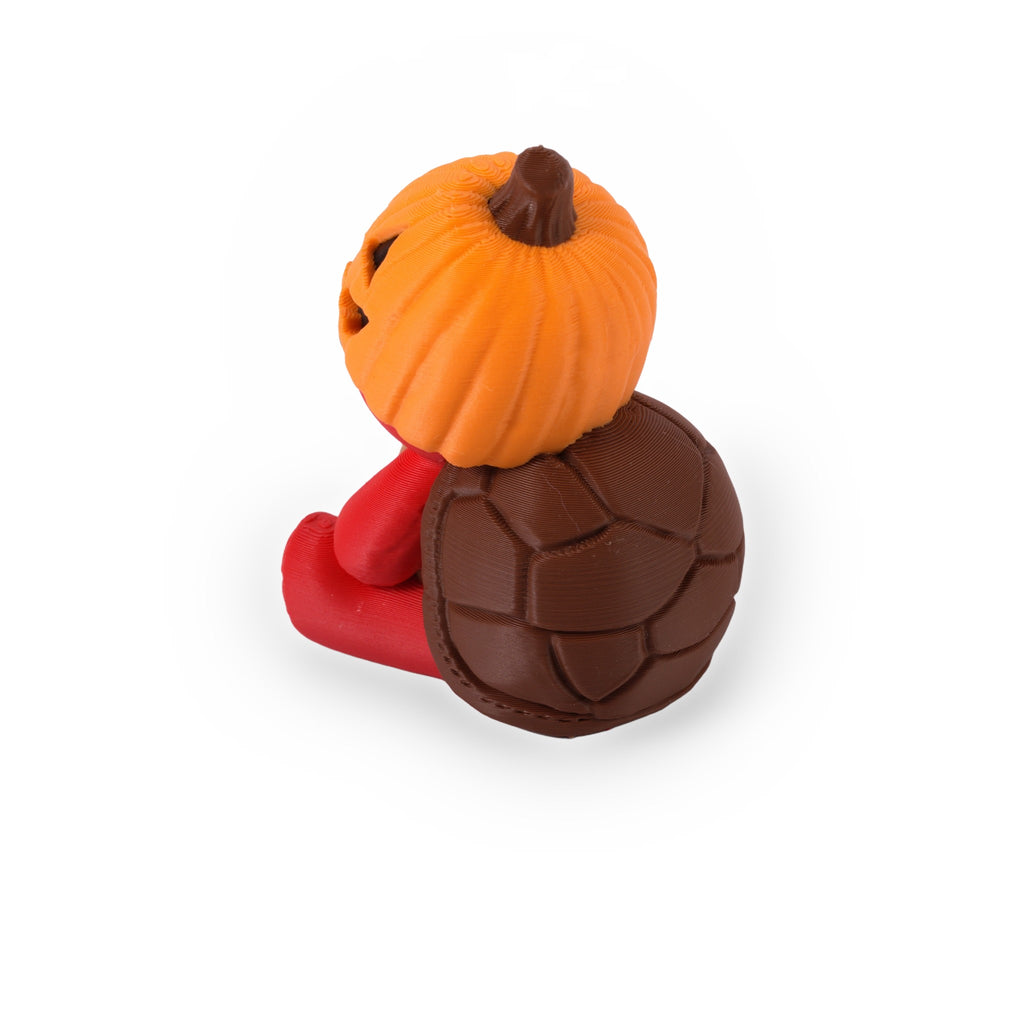 Halloween mini turtle - Seated Pumpkin (4679)