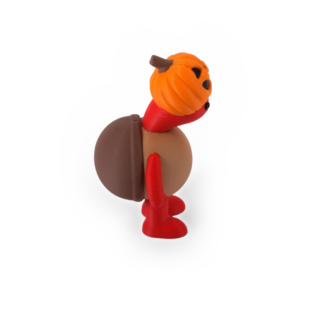 Halloween mini turtle - Standing Pumpkin (4684)