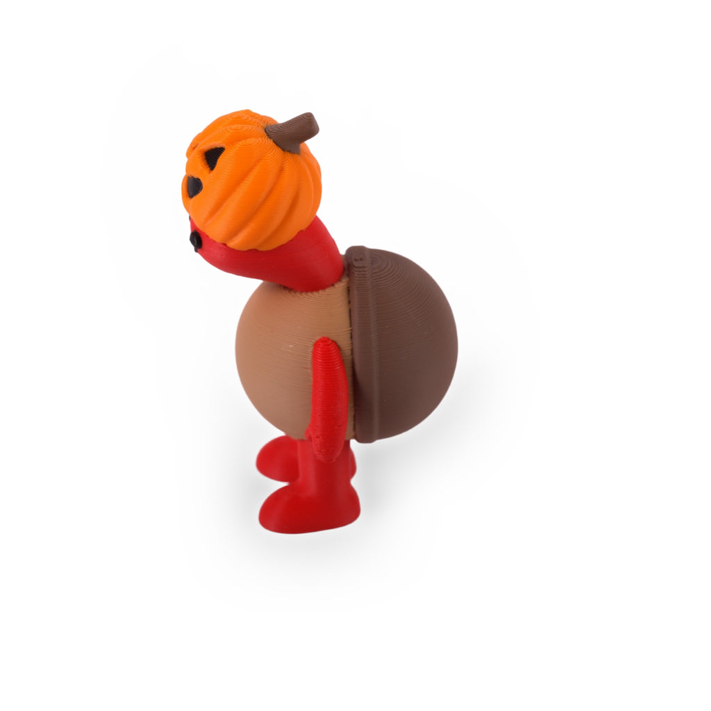 Halloween mini turtle - Standing Pumpkin (4688)