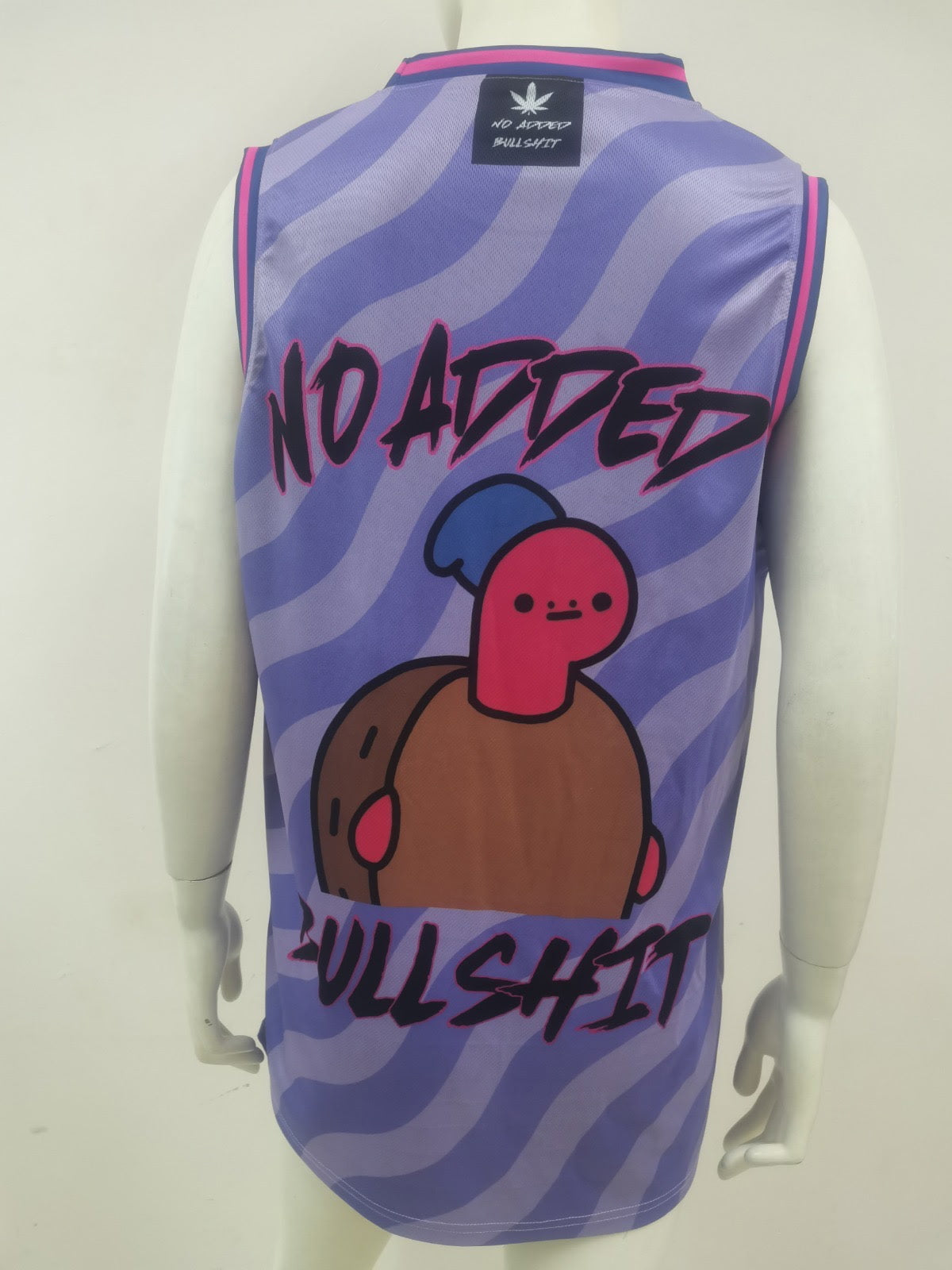 The Turtle Stuff Jersey - back, on mannequin